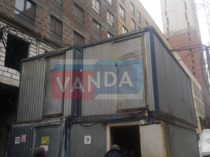 Б/У блок контейнер с тамбуром 5.85x2.45